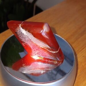 Crystal Quartz Star Shaped Polished Gemstone 2 1/2"